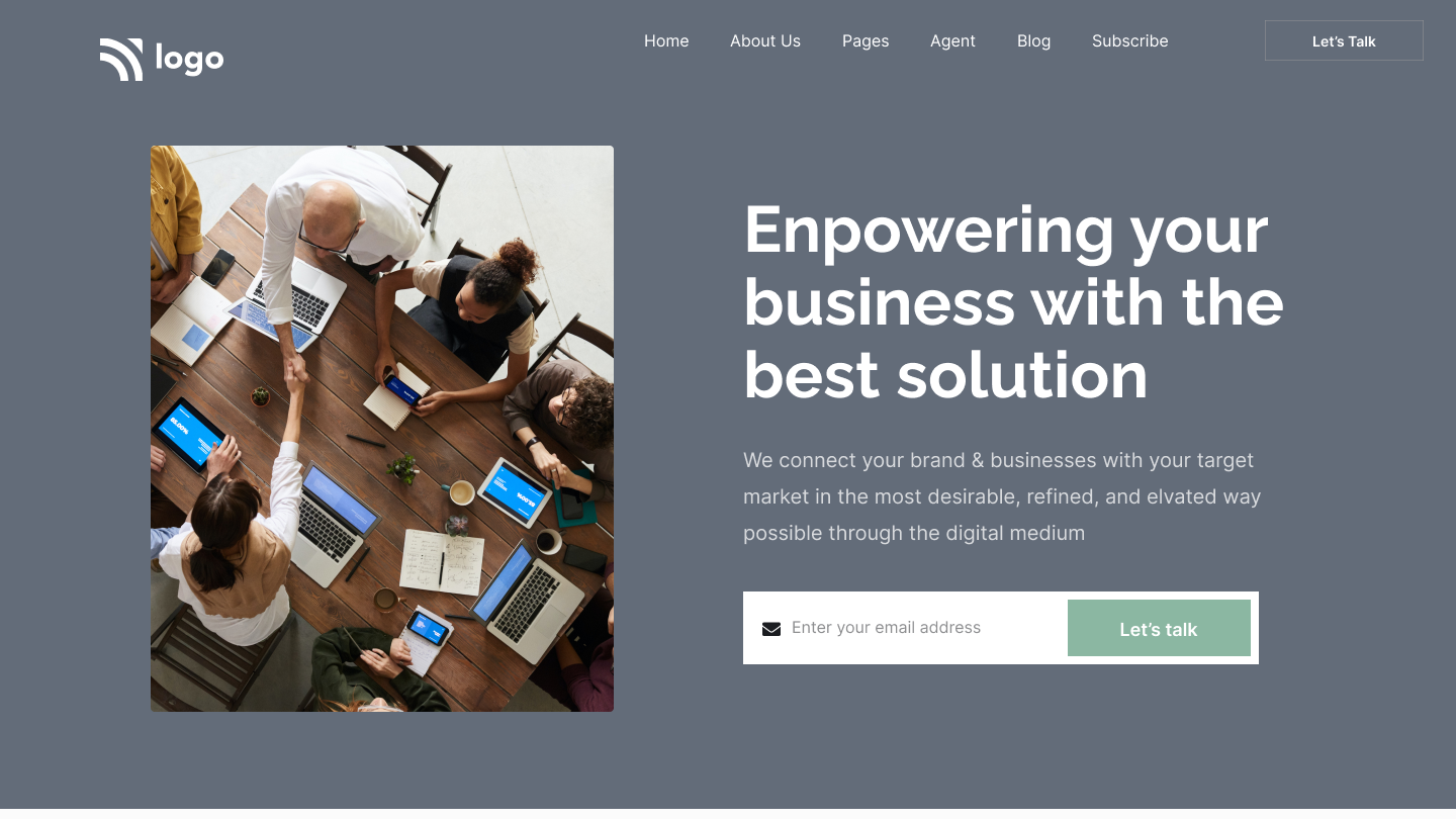 Business Landing Page